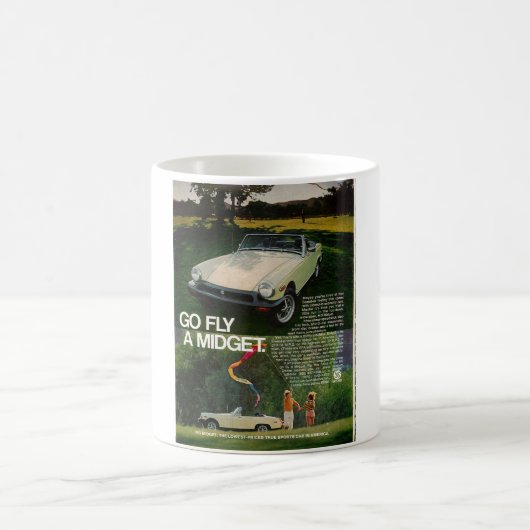 MGの小人ははえ超小型凧イギリスLeyland行きます コーヒーマグカップ (中央)
