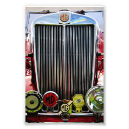 MGクラシックスポーツ自動車 フォトプリント           