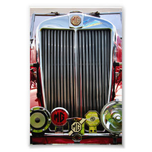 MGクラシックスポーツ自動車 フォトプリント
