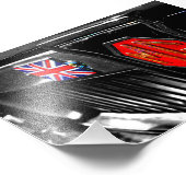 MGクラシック英国スポーツモーターカー フォトプリント            (角)