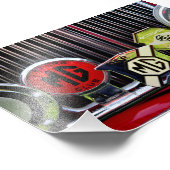 MGクラシック英国スポーツモーターカー フォトプリント            (角)