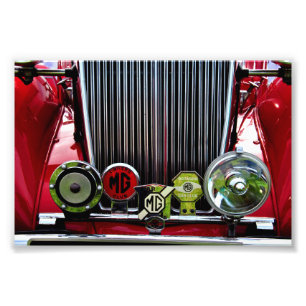 MGクラシック英国スポーツモーターカー フォトプリント