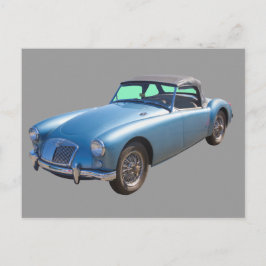MGコンバーチブルスポーツカー ポストカード