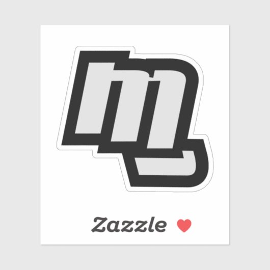 MG拳カスタムカットのステッカー シール (シート)