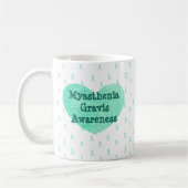 MG認識度リボンコーヒーマグティール(緑がかった色) コーヒーマグカップ (左)