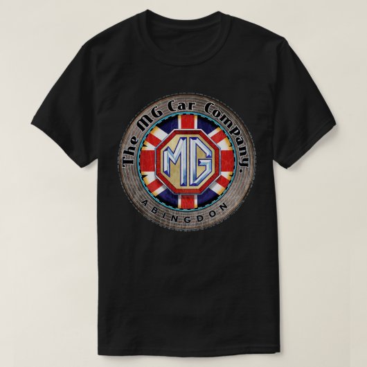 MG車Abingdon England 1 Tシャツ (デザイン正面)