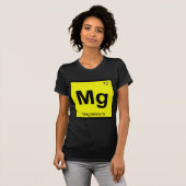 Mg - マグネシウム 化学 周期表 元素記号 tシャツ (正面フル)