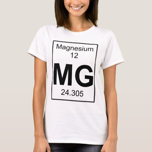 Mg -マグネシウム tシャツ (正面)
