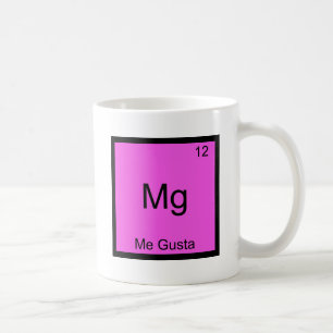 Mg -私Gustaのおもしろいな要素のミーム化学Tシャツ コーヒーマグカップ