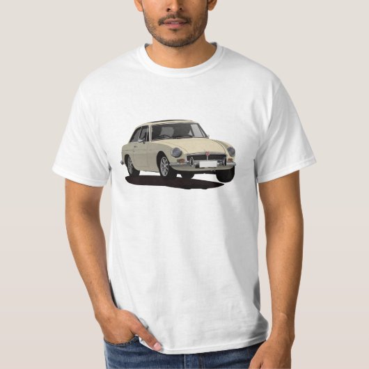 MG MGB GT – ベージュ Tシャツ (正面)