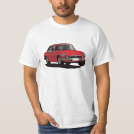 MG MGB GT – 赤 Tシャツ