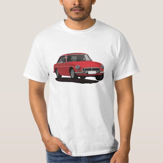 MG MGB GT – 赤 Tシャツ (正面)