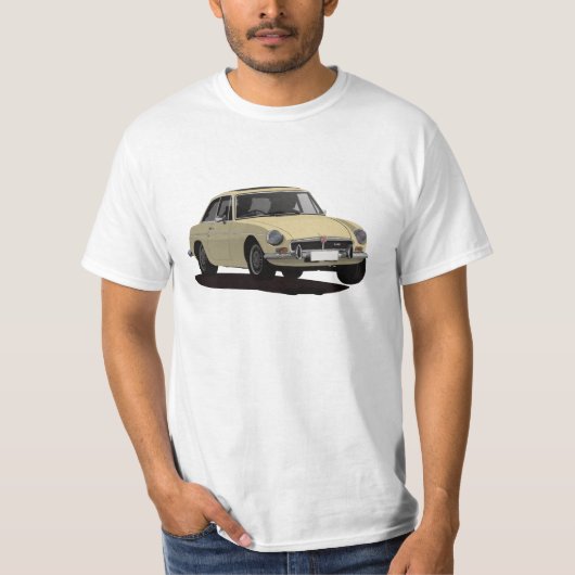 MG MGB GT V8 – ベージュ Tシャツ (正面)