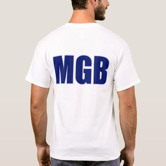 mgbの青 tシャツ (裏面)