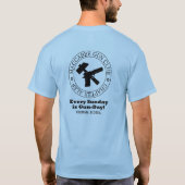 MGCは写実的なワイシャツを支持します Tシャツ (裏面)