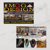 MGGのデザインLLCカード(MOJISOLA A GBADAMOSI OKUBULE 名刺 (正面/裏面)