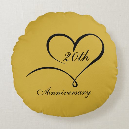 MGold Round Pillow Romantic Charm for Home or Gift ラウンドクッション (正面)