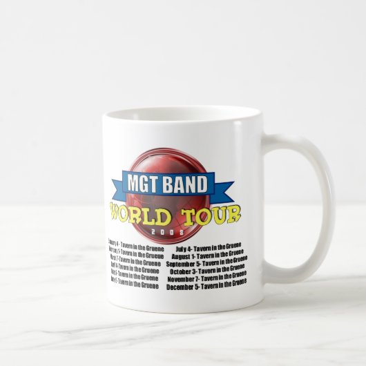 mgtの世界旅行のマグ コーヒーマグカップ (右)