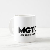 MGTOW – 男が自分の道を行く コーヒーマグカップ (正面左)