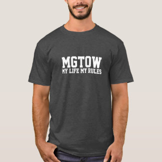 MGTOW -私の生命私の規則 Tシャツ