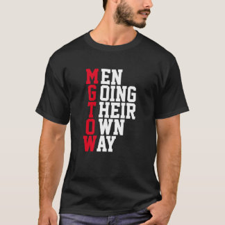 MGTOW -行っている人彼らの自身の方法 Tシャツ