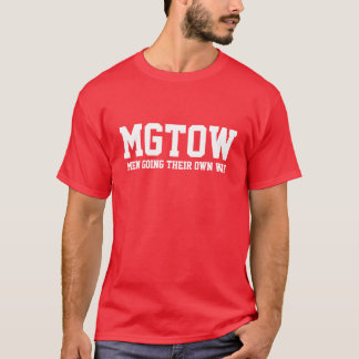 MGTOW -行っている人彼らの自身の方法 Tシャツ