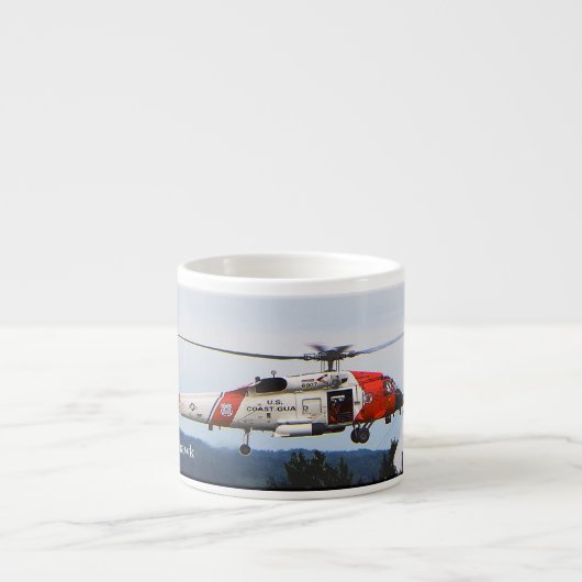 MH60T Jayhawkヘリコプターespresso mug エスプレッソカップ (正面)