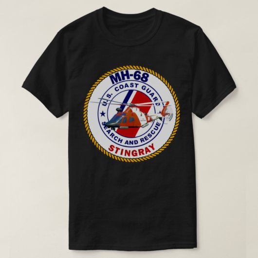 MH68 Stingray USCG SAR Tシャツ (デザイン正面)