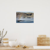 MH-47Gシノックヘリコプター ポスター (キッチン)