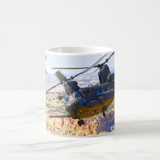 MH-47Gチヌーク コーヒーマグカップ (中央)