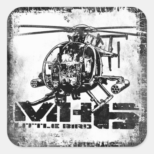 MH-6リトルバードスクエアシール スクエアシール (正面)