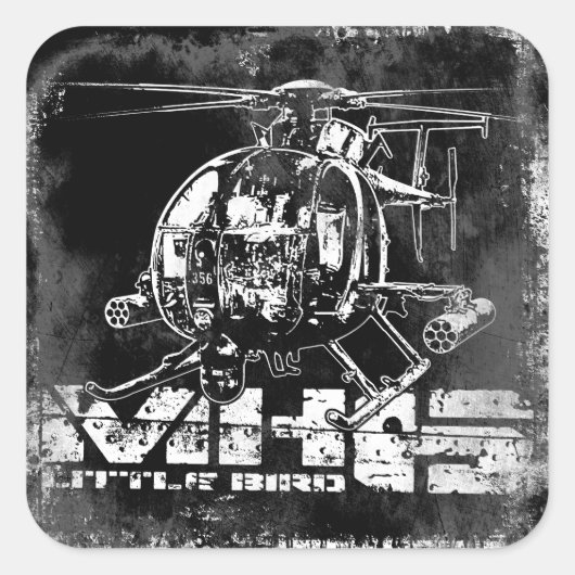 MH-6リトルバードスクエアシール スクエアシール (正面)