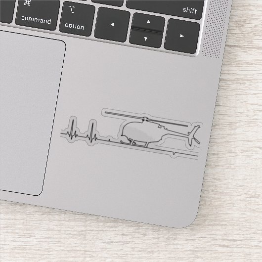 MH-6小鳥ヘリコプターハートビートパルス シール (詳細)