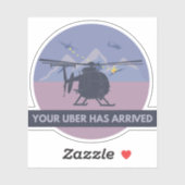 MH-6小鳥ヘリコプター シール (シート)