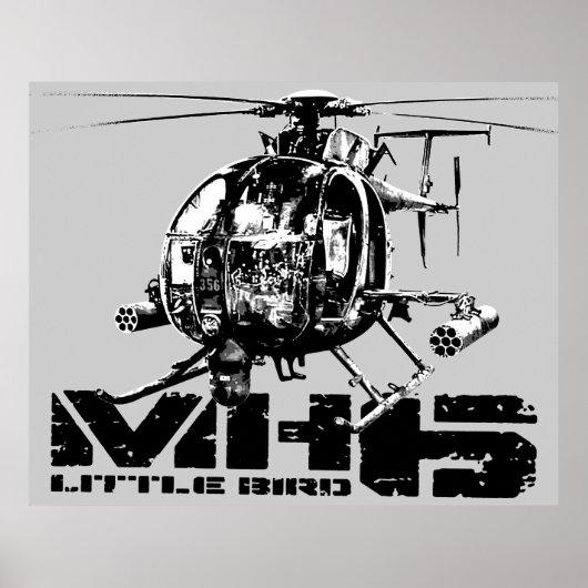 MH-6小鳥ポスター ポスター (正面)