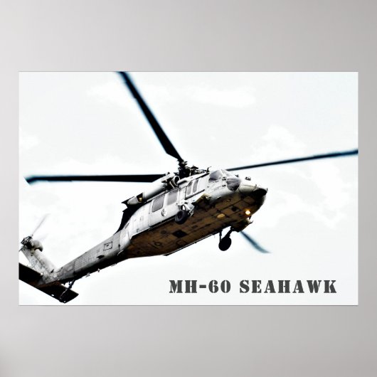 MH-60シーホーク軍隊ヘリコプター ポスター (正面)