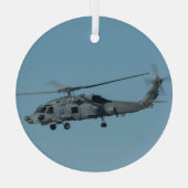 MH-60R Seahawk ガラスオーナメント (裏面)