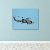 MH-60R Seahawk キャンバスプリント (インサイチュ (ウッドフロア))