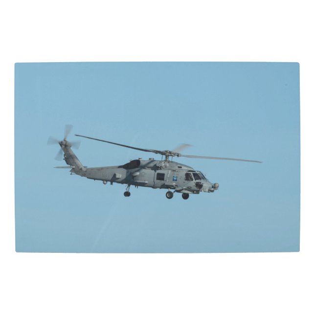 MH-60R Seahawk メタルプリント (正面)