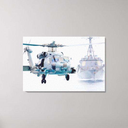 MH-60R SEAHAWK 24x36 キャンバスプリント (正面)