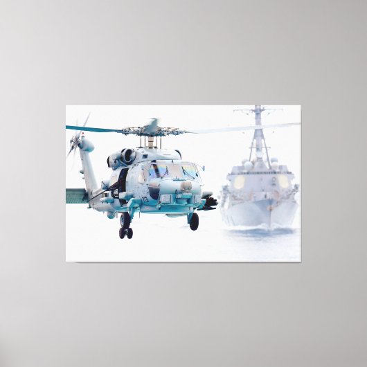 MH-60R SEAHAWK 40x60 キャンバスプリント (正面)