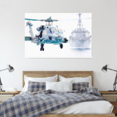 MH-60R SEAHAWK 40x60 キャンバスプリント (インサイチュ (寝室))