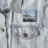 MH-60Sのシーホークが弾薬を輸送する準備をする 缶バッジ (インサイチュ)