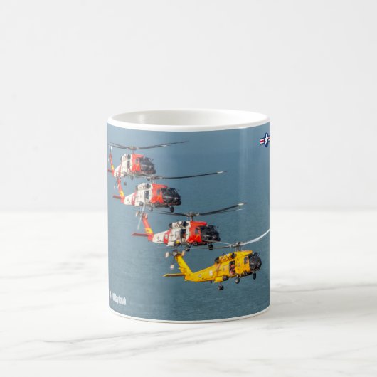 MH-60T ジェイホーク コーヒーマグカップ (中央)