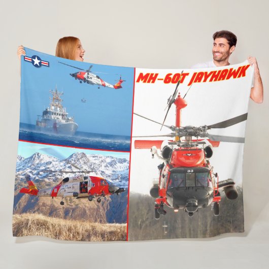 MH-60T JAYHAWK フリースブランケット (インサイチュ)