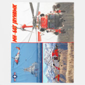 MH-60T JAYHAWK フリースブランケット (正面)