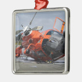 MH-65ドルフィンヘリコプターがアルカタ航空で墜落 メタルオーナメント (左)