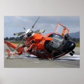 MH-65 Dolphin helicopter crashed at Arcata Airp ポスター (正面)