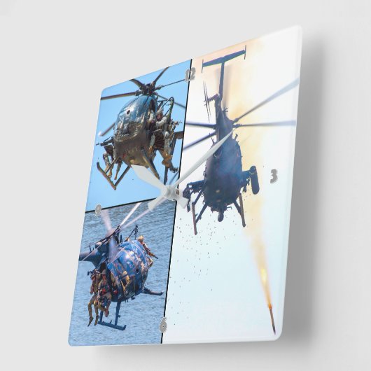 MH/AH-6M小鳥 スクエア壁時計 (傾斜)