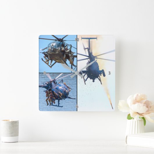 MH/AH-6M小鳥 スクエア壁時計 (ホーム)